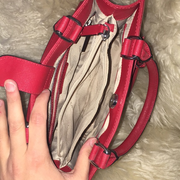 CK Red hand bag SOLD - Picture 3 of 4